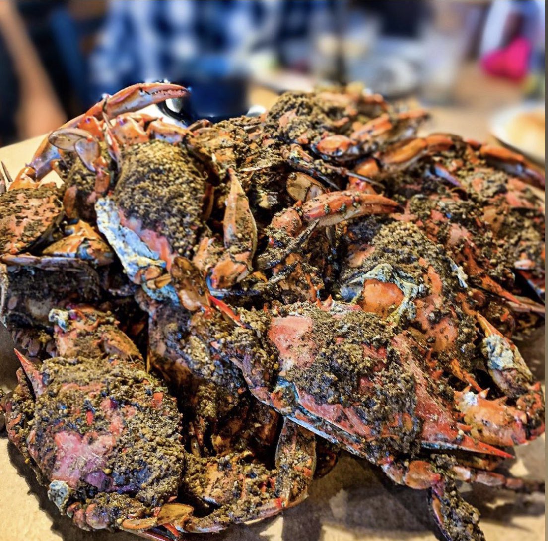Steamed Crabs- you can find great ones at so many places. (Conrad’s, LP Steamers, Soul n Krab House, Nick’s Fish House, etc.)