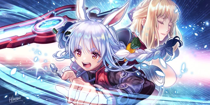 『フィオルン!』
 #ぺこらーと #Xenoblade #ゼノブレイド 