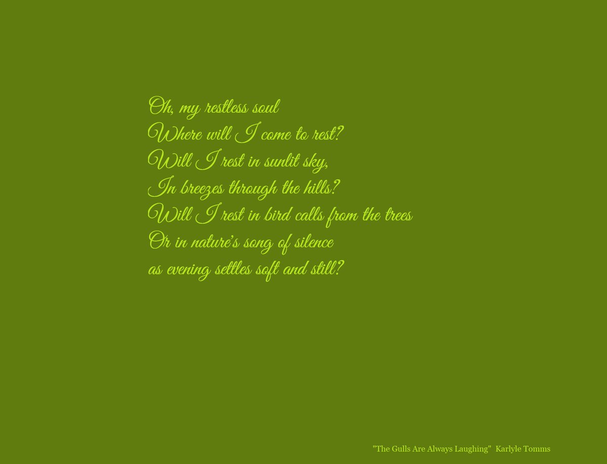Karlyle_Tomms's tweet photo. Raw and intimate poetry from tormented childhood to overcoming. "The Gulls Are Always Laughing" #passingover #restlesssoul https://t.co/Y618lKkuT2 https://t.co/ptaVtSKkI9
