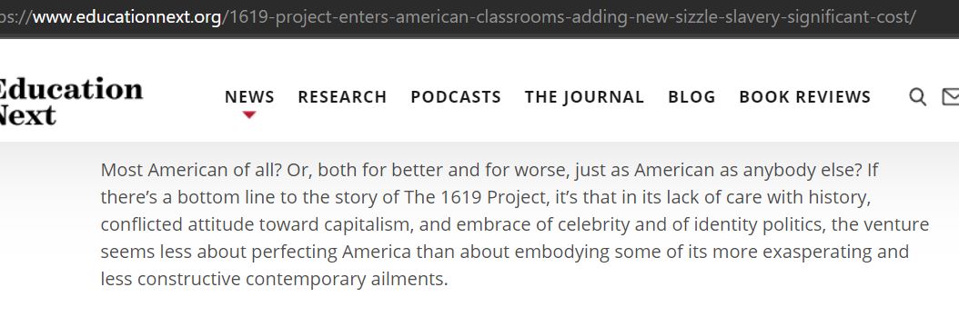 So then I am told "so it is an issue with specific teachers and not the Project". The answer is no....teachers/classrooms are an issue, but the Project is still a problem on its own. I would quote that article, but it is too long for Twitter so here: