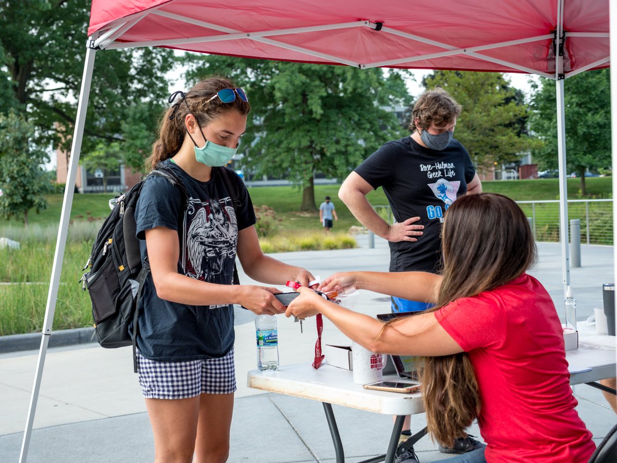 RoseHulman's tweet photo. Rose Ready: Precautions are in place throughout campus to keep students, faculty &amp; staff healthy &amp; safe during the COVID-19 pandemic. We'll get through this TOGETHER! https://t.co/F0IWCfEuAH