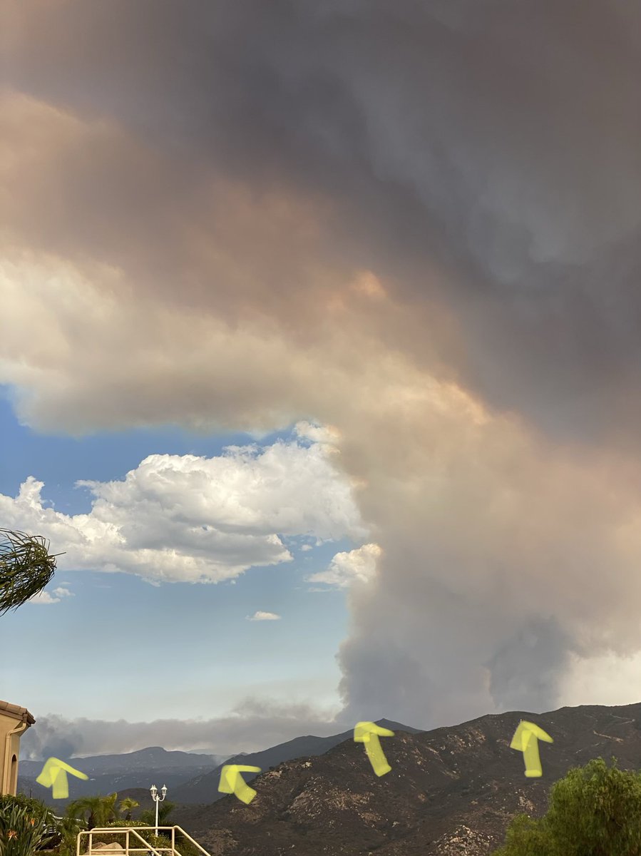 johnissington's tweet photo. #ValleyFire From Rancho San Diego it looks like 3-4 distinct fire 🔥 fronts. Anyone know which is closest? https://t.co/J3sHtTCjFi
