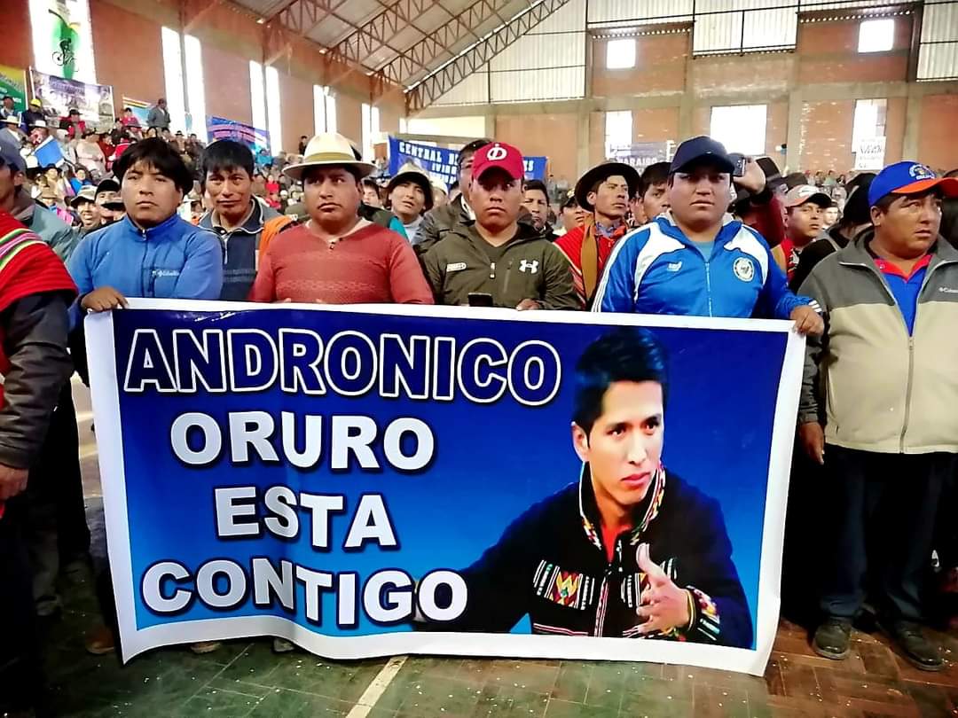 AndronicoRod's tweet photo. Oruro, Oruro gracias y saludos a la juventud, a todas y a todos de Oruro, tierra hermosa de grandes hombres y mujeres, tierra del folklore boliviano.

¡Todos unidos y junto al binomio del pueblo Lucho-David lograremos la victoria y saldremos adelante!

#VamosASalirAdelante https://t.co/grmrLj72hz