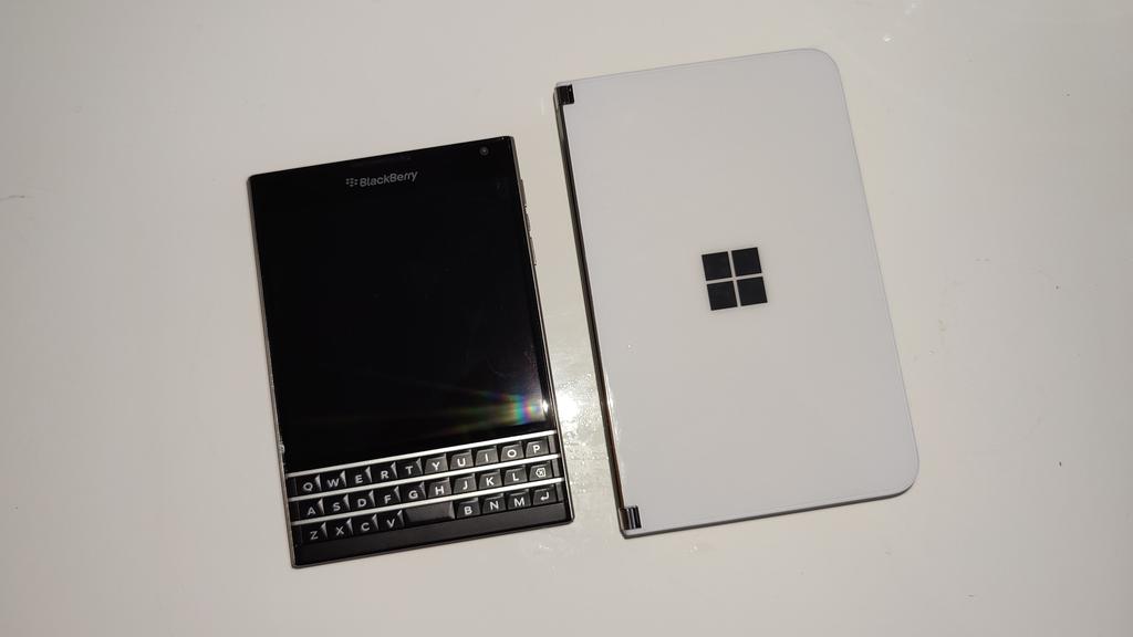 raywongy's tweet photo. The BlackBerry Passport: the original wide boi https://t.co/7VutyLu0Ib