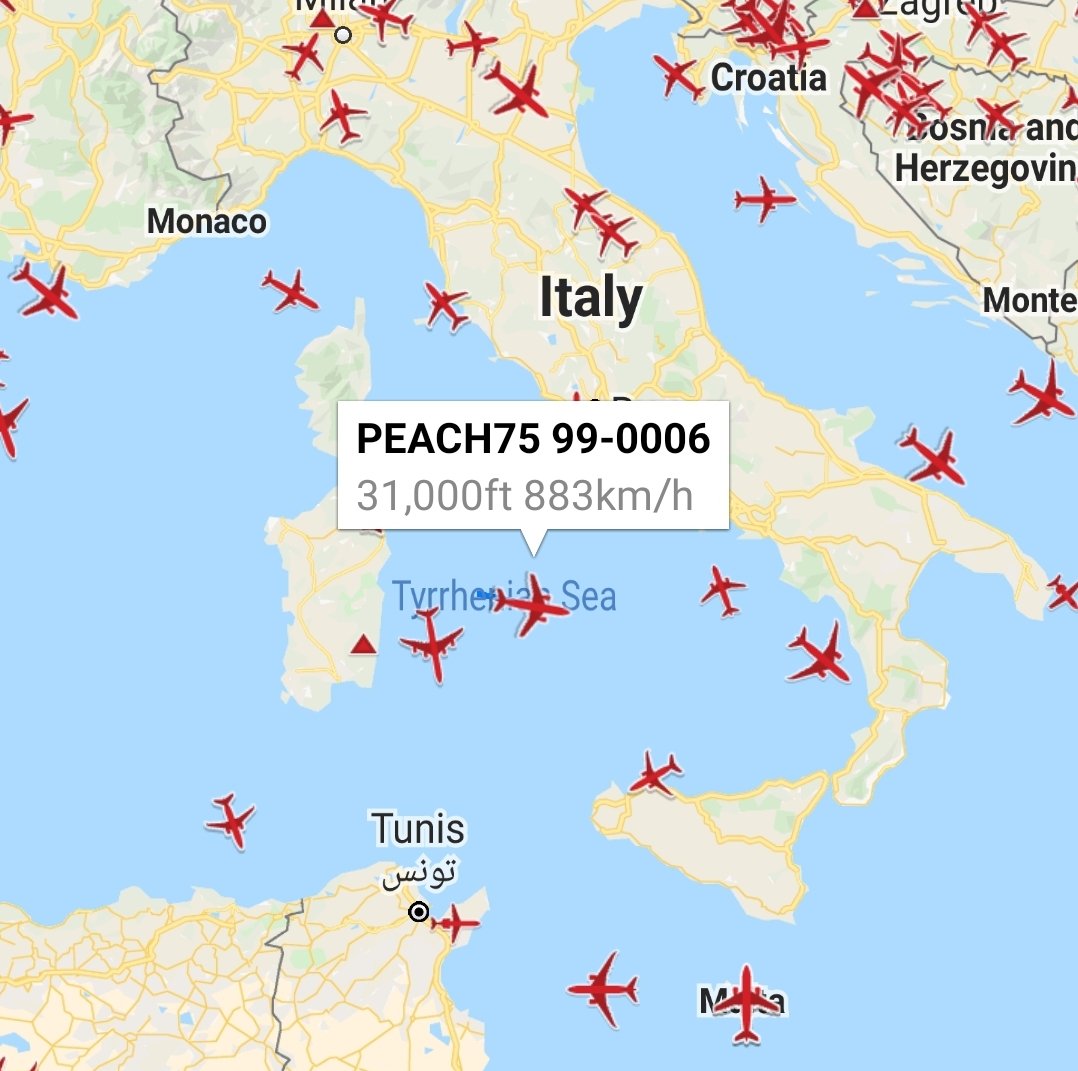 is_keelu's tweet photo. USAF
Boeing E-8C J-STARS
Over the #TyrrhenianSea 

#PEACH75 99-0006 https://t.co/sfRUds2tZ7