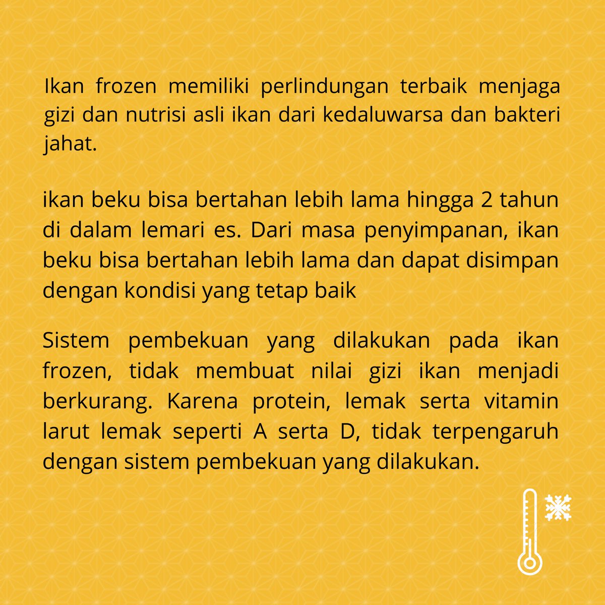 halomikan_id's tweet photo. Ikan segar atau ikan fresh lebih sering dipilih karena dianggap memiliki kandungan gizi yang lebih baik dibanding ikan beku atau ikan frozen. Benarkah? Selain itu ada beberapa perbedaan antara ikan beku dan ikan segar yang harus sobat ketahui. Yuk cek sweep ke kiri 😉 https://t.co/aRmNzFYdyv