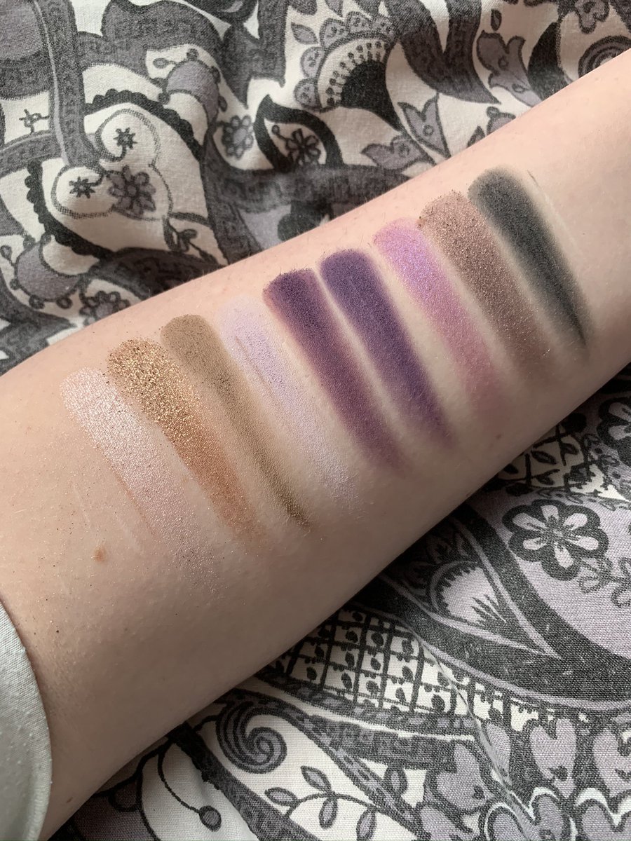 1.  @ColourPopCo So Jaded palette2.  @kvdveganbeauty Saint and Sinner palette3.  @kvdveganbeauty Lolita palette4.  @kyliecosmetics Purple palette (side note- all 4 bought second hand and the two KVD were purchased after the company rebranded)