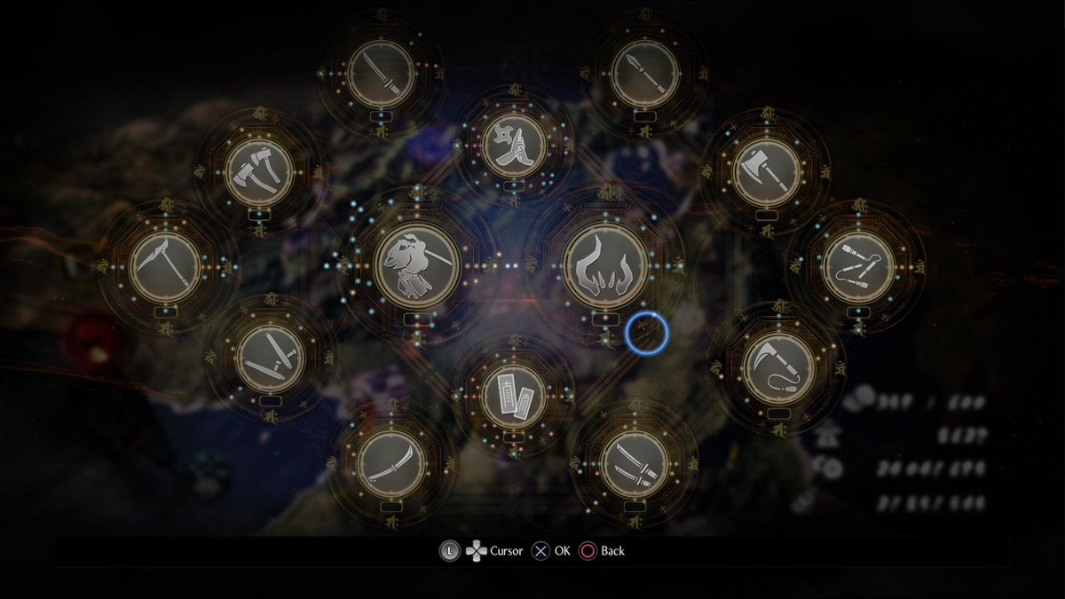 TeamNINJAStudio's tweet photo. Your #1 and #2 weapon of choice in #Nioh2, GO!

#Sword 
#DualSwords 
#Spear 
#Axe 
#Odachi 
#Tonfa 
#Kusarigama 
#Hatchets 
#Switchglaive 
#Splitstaff https://t.co/zaADV9VM3B
