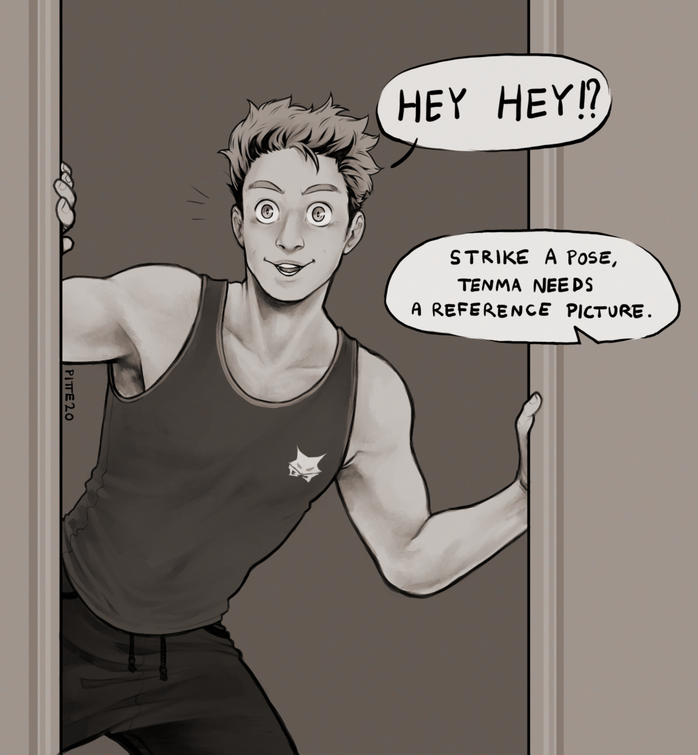 PPitteArt's tweet photo. hey hey hey 💪🦉📸 #Haikyuu #bokutokoutarou #akaashikeiji #andtenmatooiguess https://t.co/r5wZzW8l0g