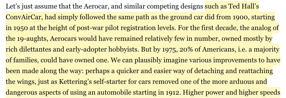 15/ A constant theme is that technological futures are shockingly contingent and could have been different.