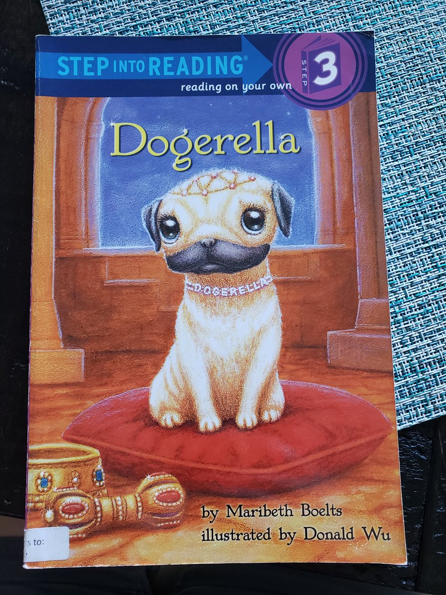 What are you reading on National Read a Book Day? @cwebbwrites chose Dogerella and Penny loved it (as evidenced by her enthusiasm in this photo). @maribethboelts #NationalReadABookDay #read #puglife #pugs #dogsoftwitter