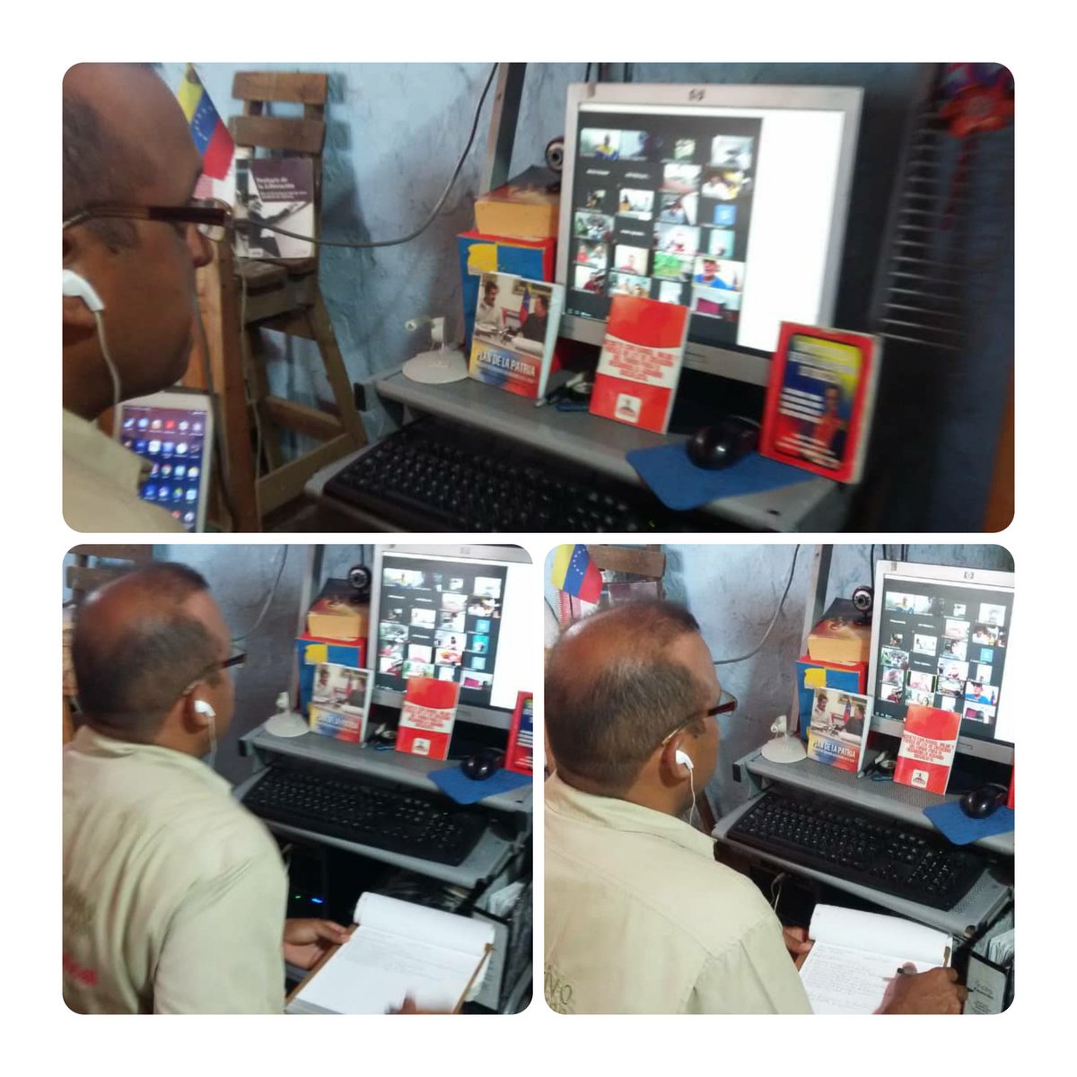 edilbertvargas's tweet photo. Participación en la videoconferencia para la discusión de los vértices de la Gran Misión Agrovenezuela 2020 con capesin@s, pescador@s, agrourban@s @MinAgriculturaV @NicolasMaduro @FondasLara @fondasmaquina @ https://t.co/WsyRMRR9Cl