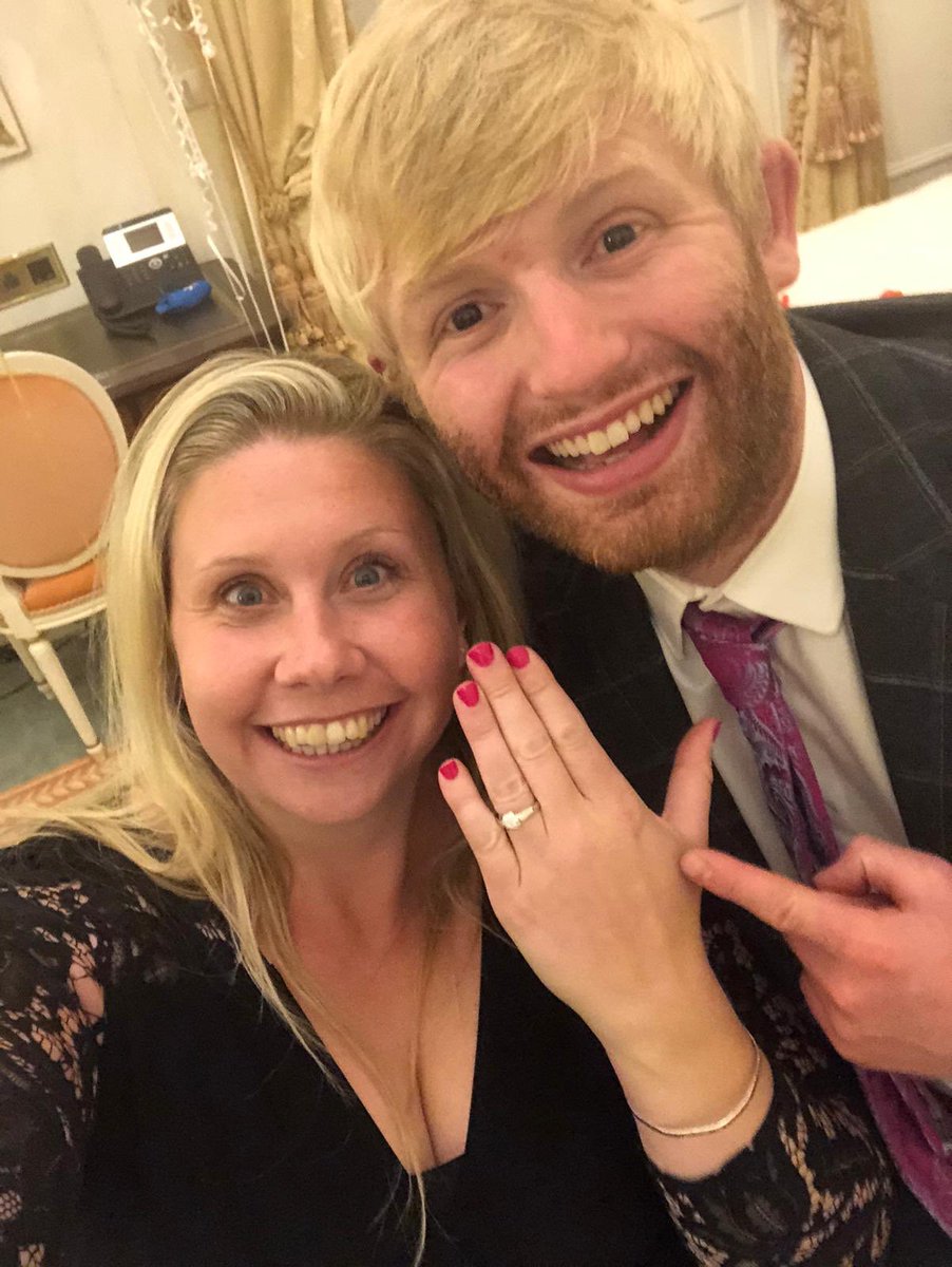 ChristopherSke2's tweet photo. I am very happy to announce that Louise has accept my hand in marriage!! She is a wonderful lady who I am very lucky to have in my life! I can’t wait to make more amazing mermories together ❤️❤️❤️ #askattheritz #bestweekendever https://t.co/B1RXx0jaJd