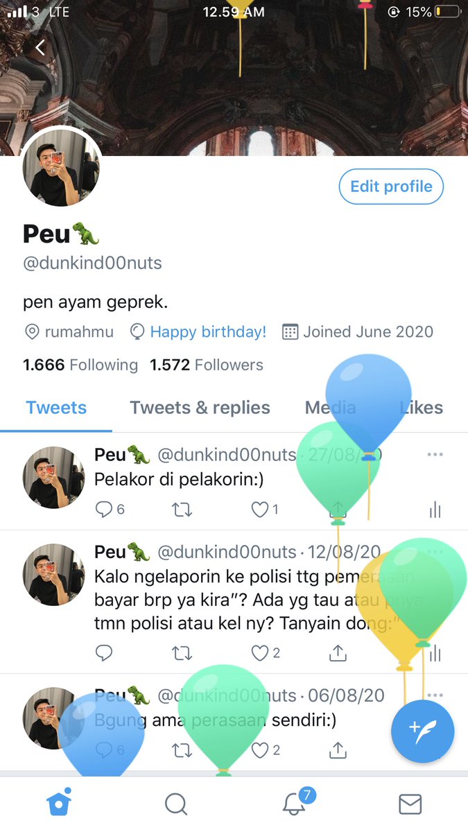 dunkind00nuts's tweet photo. Lucu ada balonnya wkwk https://t.co/dQniZA4q0d