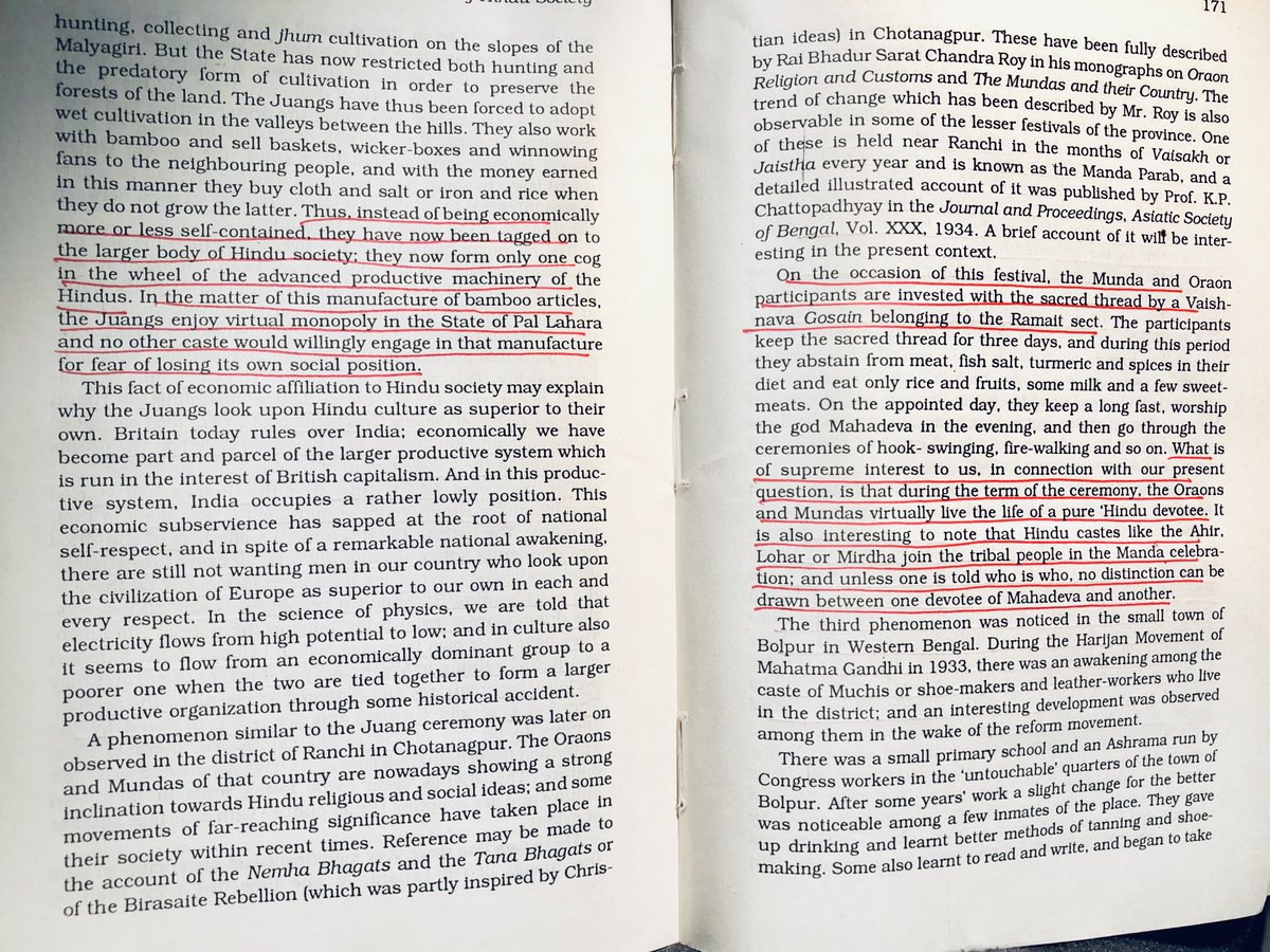 This classic essay by Nirmal Kumar Bose, "On the Hindu Method of Tribal Absorption" was one of the earliest expositions of how Hinduism while not a missionary religious system like Christianity or Islam, nonetheless engaged in its own form of gradual proselytisation