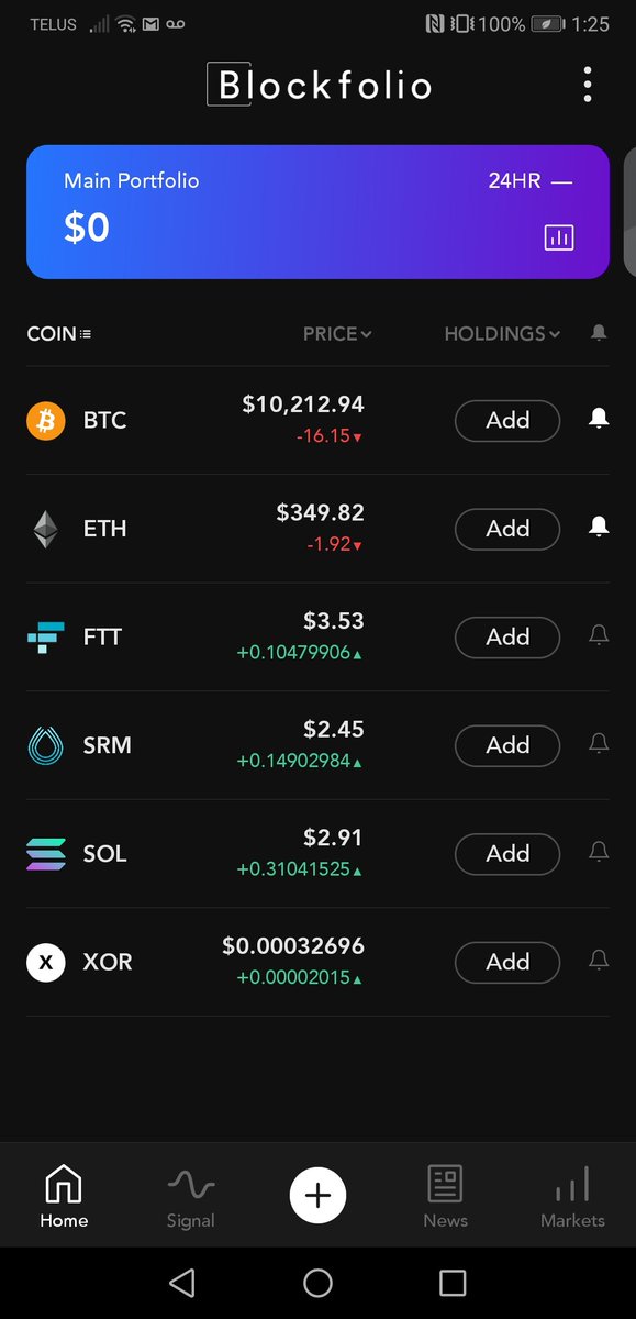 Important update - Oracol XOR coin was added on Blockfolio App. 😎