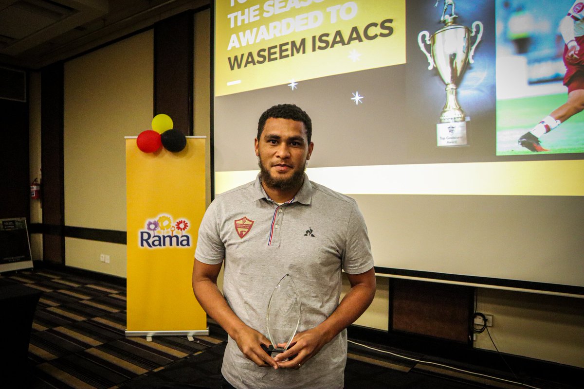 Stellenbosch FC (@stellenboschfc) on Twitter photo #SfcPlayersAwards. ๐ฅ  
Waseem Isaacs recieved the Top Goal Scorer Award.  
The Golden Boot Award is awarded to the the 1st Team Player that has
scored the most goals for the season including all official league and knockout matches
#StellenboschFC #ProudlyStellenbosch #SfcPlayersAwards. ๐ฅ  
Waseem Isaacs recieved the Top Goal Scorer Award.  
The Golden Boot Award is awarded to the the 1st Team Player that has
scored the most goals for the season including all official league and knockout matches
#StellenboschFC #ProudlyStellenbosch