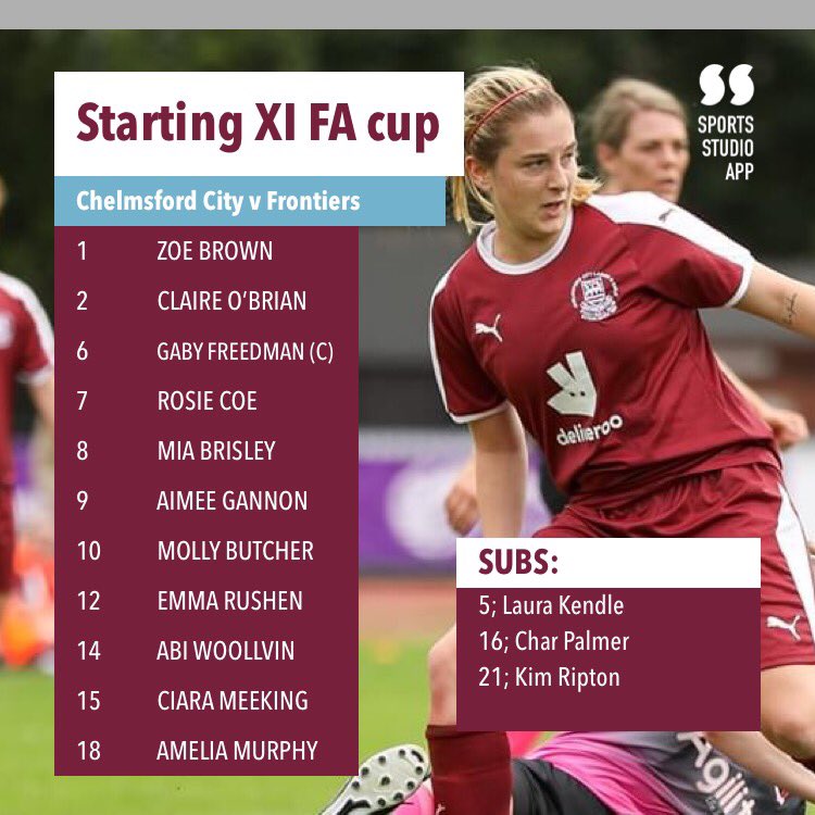 Chelmsford City Women FC (@claretswomen) on Twitter photo 