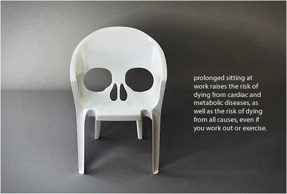 Sitting is the new smoking. Also, going to a gym/ walk daily does not necessarily compensate for sitting the rest of the day. Apps which give alerts on prolonged inactivity can be helpful to recognise this issue and encourage moving around when possible.