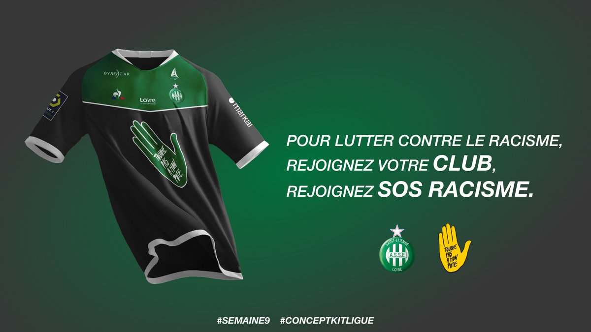 DesignerDuDima1's tweet photo. @ConceptKitLigue 
#Semaine9 #ConceptKitLigue

Maillot Third ASSE en association avec SOS Racisme afin de lutter contre le racisme.

En espérant que le maillot vous plaise !
RT &amp; Like 💚

#ASSE #FOOT #LESVERTS #MAILLOT
@ASSEofficiel https://t.co/annyrQItlI