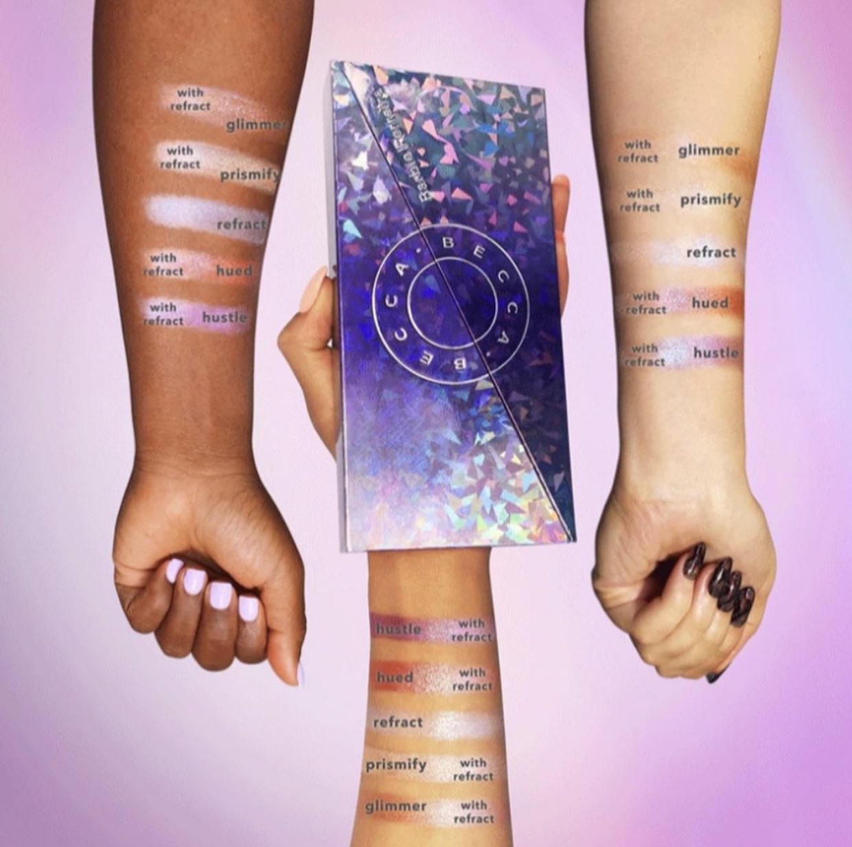 Becca x barbie ferreira prismatica face palette sales