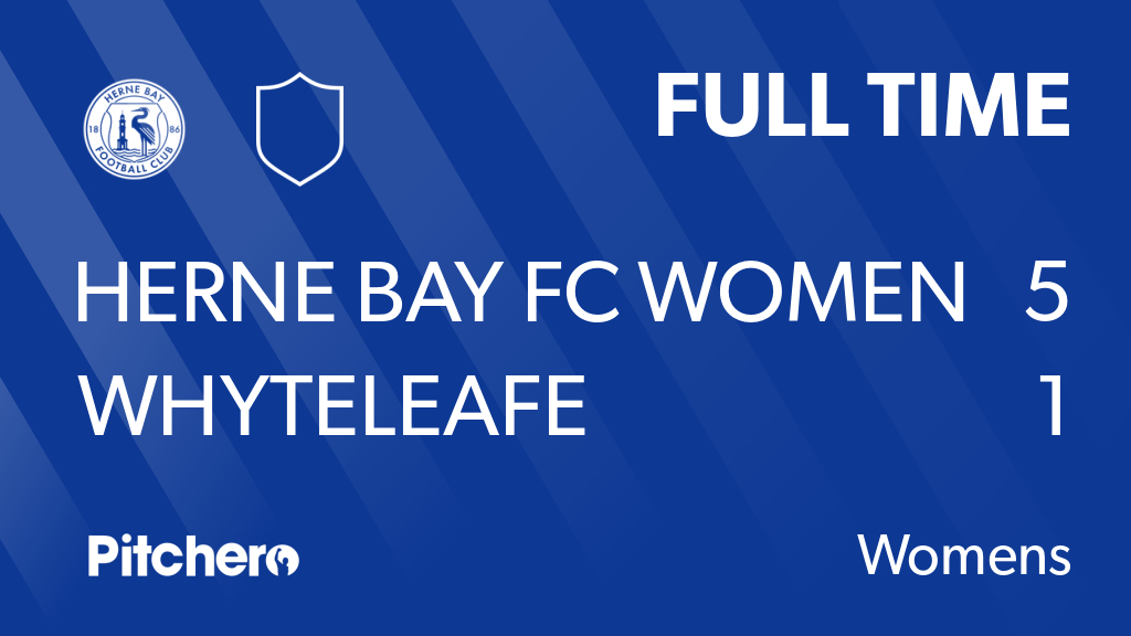 HerneBayWomen's tweet photo. FULL TIME: Herne Bay FC Women 5 - 1 Whyteleafe
#HERWHY #Pitchero
https://t.co/cFXGGhcBV6 https://t.co/6i9GFDmlnp