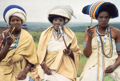 Although they were always far away from me, I could always tell that their faces and necks were covered in what looked like white clay. The kind of clay that my grandmother would put on when going to work at the crop fields, and when hosting ceremonies at home.