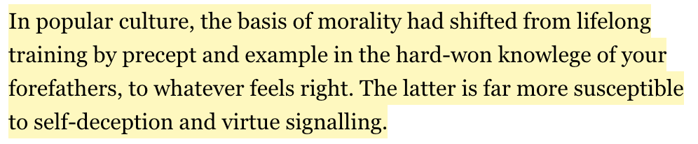 27/ It might seem germaine but the basis of morality matters.