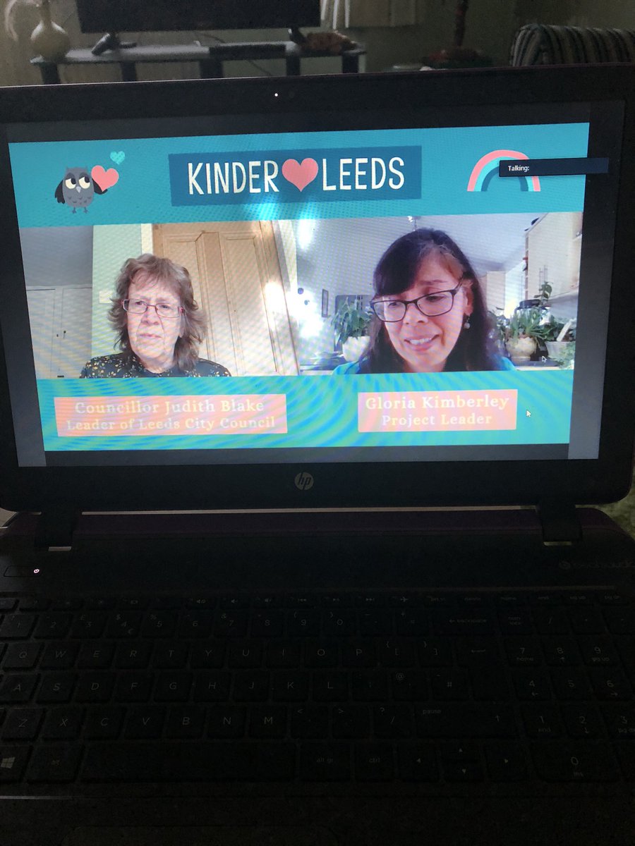 It’s all started 💚😊👌👍🏽 at #KinderLeeds  ▶️ this evening as
@cllrjudithblake cuts the virtual ribbon of Leeds first Festival of Kindness, Compassion and Wellbeing followed by inspiring speaker Satish Kumar 😍