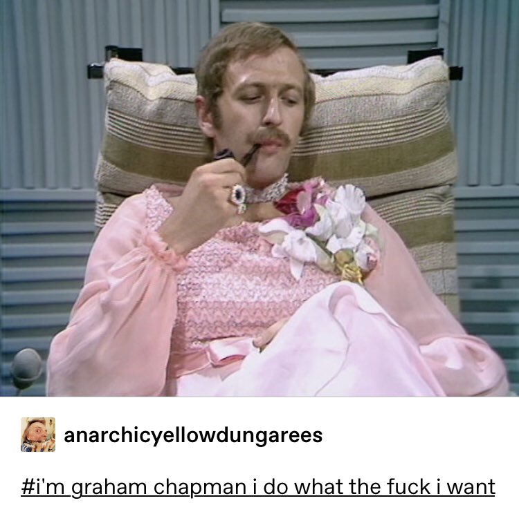 A silly little thread for Graham Chapman, because the dude deserves all the appreciation in the world and um...yeah, I just love the dude, so let’s get the show on the road 