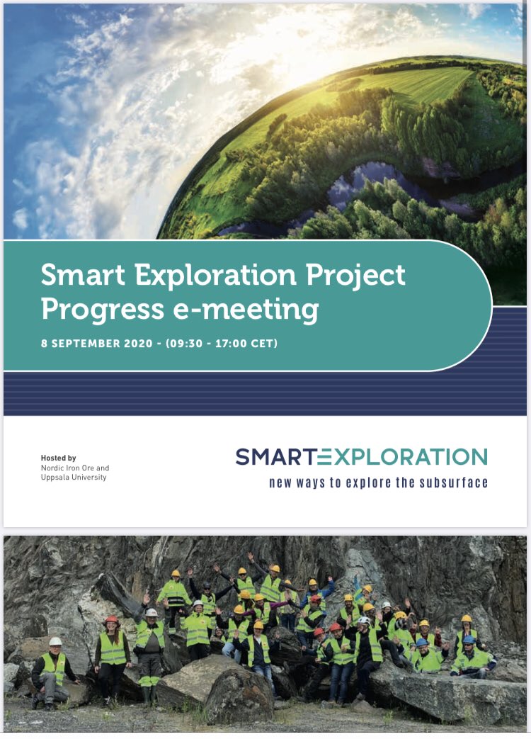 Alireza Malehmir (@alirezamalehmir) on Twitter photo Corona cannot stop us to make progress!
Looking forward to a progress e-Meeting and listen to all those amazing development works in the <a href="/SmartExplore/">Smart Exploration</a> project! Corona cannot stop us to make progress!
Looking forward to a progress e-Meeting and listen to all those amazing development works in the <a href="/SmartExplore/">Smart Exploration</a> project!