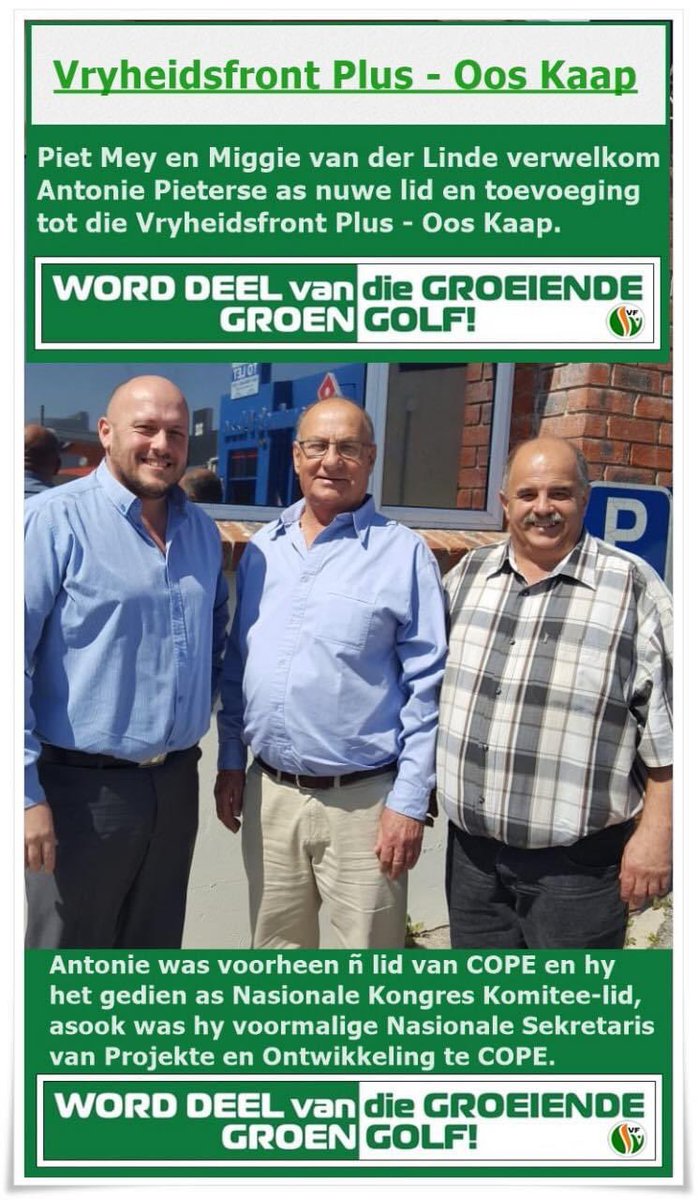 PieterseAD's tweet photo. @PieterseAD @NMandelaBaymuni @VFPlus @Ward8 https://t.co/RYbJLRvlQc