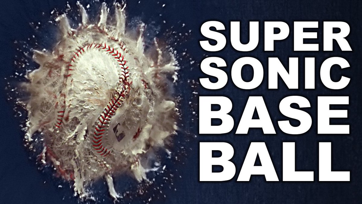 smartereveryday's tweet photo. I have always wanted to know what happens if a baseball goes supersonic. The new video is the quest to make that happen, and how we did it. As strange as it sounds, the video is almost secondary in my mind to the engineering challenge. 

This had to happen
https://t.co/R2Kds4X9q6 https://t.co/wqxcgCwNIW