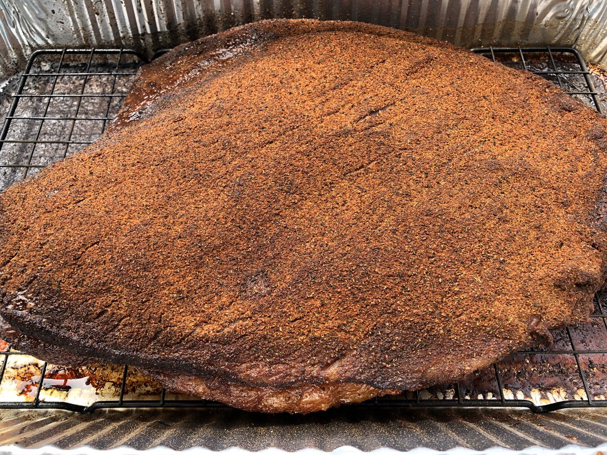 SeanPDixon's tweet photo. Ready to wrap this flat and put her back on @PitBossGrills for a few more hours! #Brisket #LaborDayWeekend https://t.co/akEL0MZ7p1