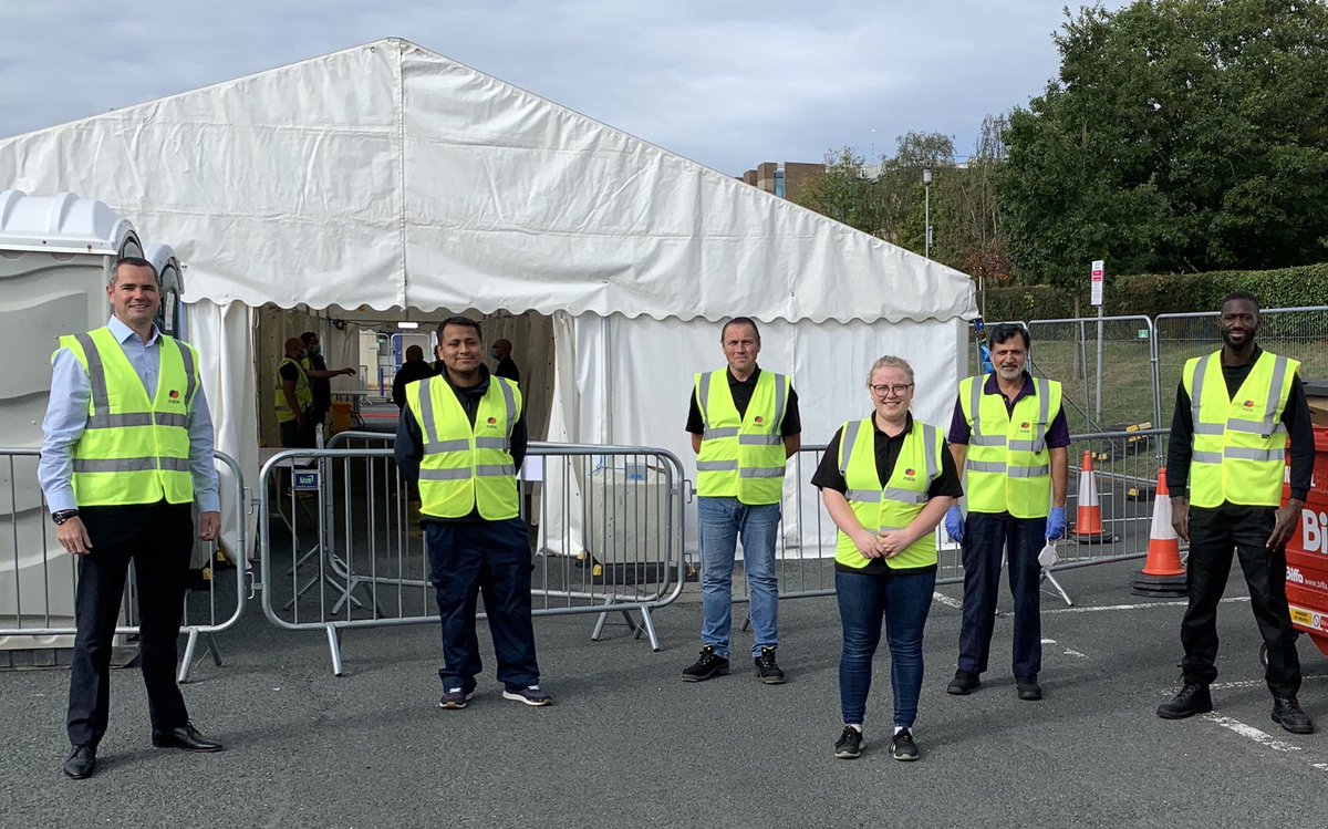 Great to meet the team at Canterbury today, well done all. #mitie