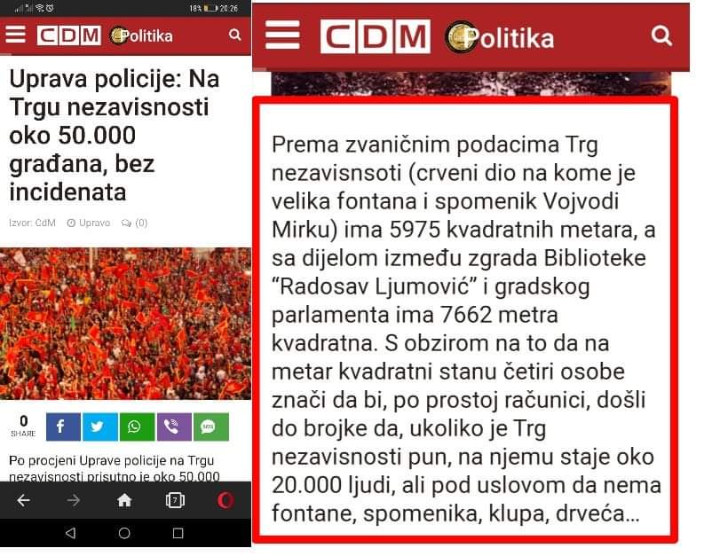 Pa što je, CdM, 20.000 ili 50.000?