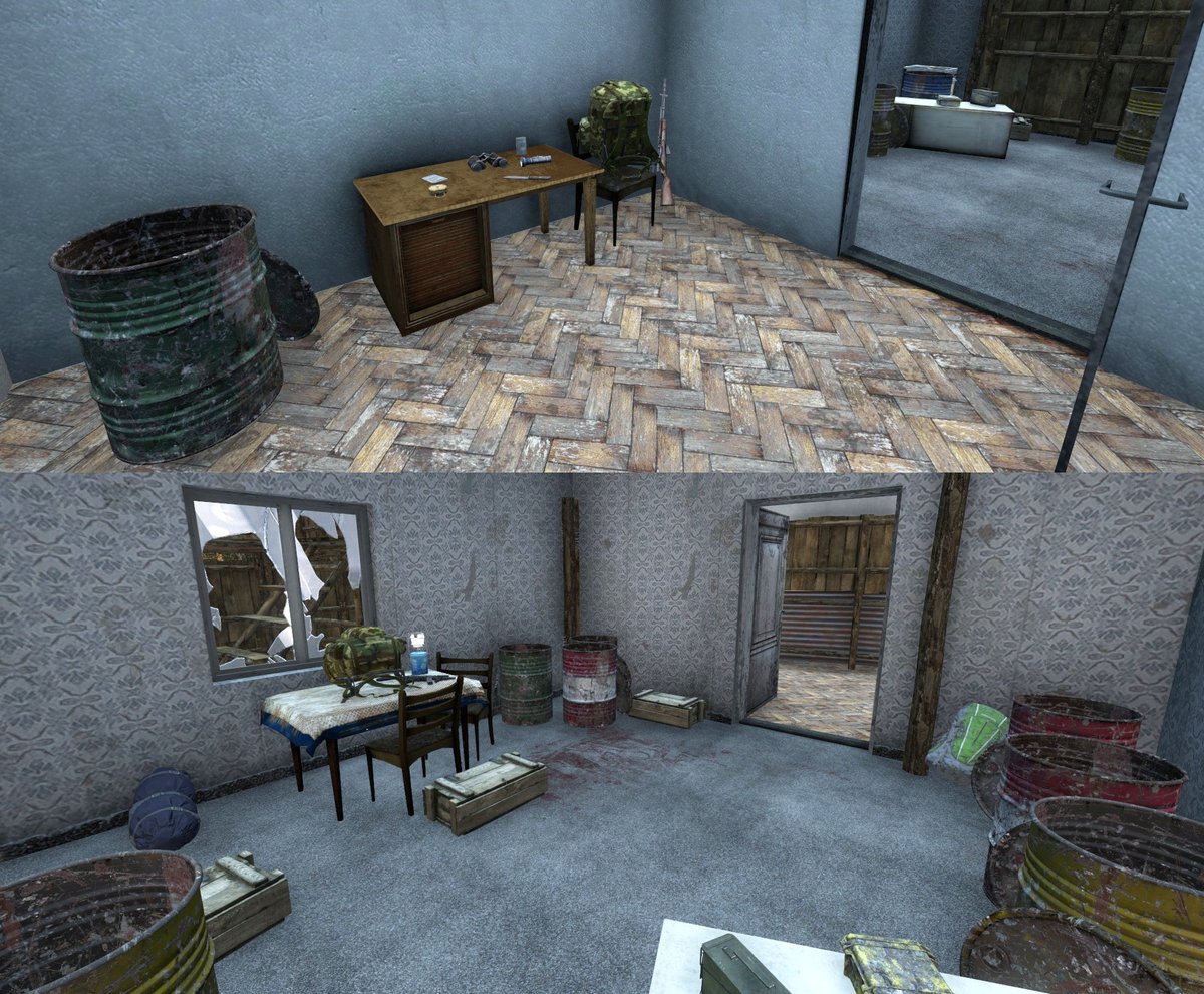 kplan_KayPlan's tweet photo. @AvianxxTV @ProfessionalZed @jaws_lord @Rythagoras @_Aidaann @MaikSharingan @DayzVillage @DayZ @bohemiainteract Layers upon layers to get to our most prized possessions. I wish we could repair the barrels, though.
#DayZBaseBuilder #DayZVillage #MyDayz @DayZ https://t.co/ILQ9GVECm4