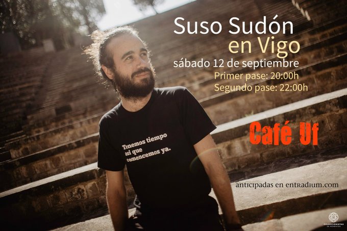 Este sábado <a href="/susosudon/">Suso Sudón</a> visita VIGO en el <a href="/cafeuf/">Cafe UF</a> 🧡

Consigue tu entrada aquí 👇
entradium.com/events/suso-su…