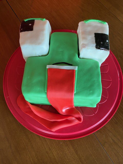 skibear86's tweet photo. Enjoyed making this one of a kind @UnspeakableGame cake for Arthur’s 9th and Theo’s 8th birthdays. YEET! https://t.co/CKyk23z0pl