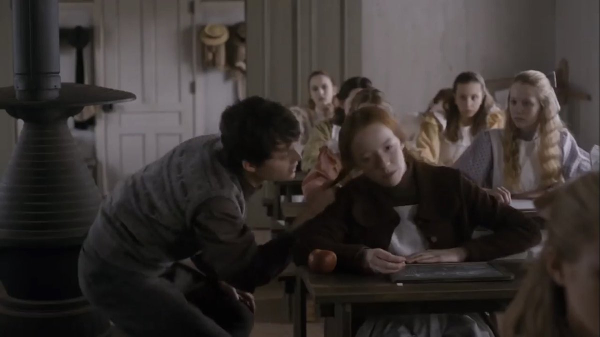 Tug shit, get hit! Seriously though, this seems so out of character for Gilbert. He’s just not used to being ignored like this. He’s the most popular boy in school. His ego is bruised, and as we now know Anne is one of the few who can do that. #renewannewithane