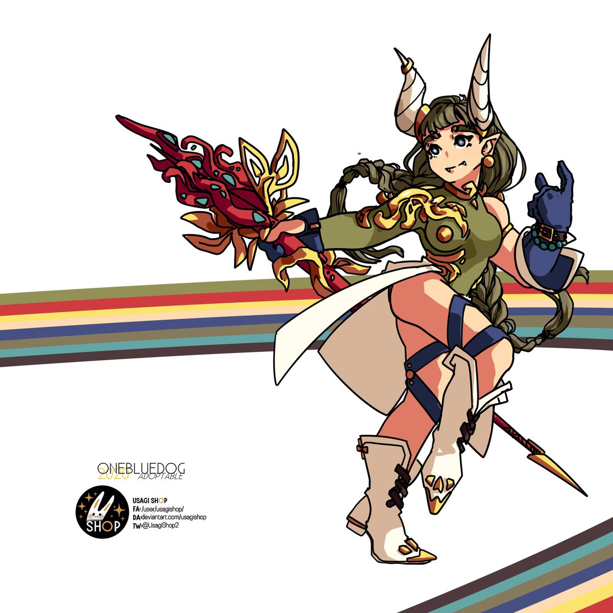 OnebluedogTW's tweet photo. Adoptable by me 🥰
Available in USAGI SHOP:
https://t.co/kjRmewmi0W

#art #adoptables #Commission  #ArtistOnTwitter #fantasy https://t.co/6eHBZzrF5T