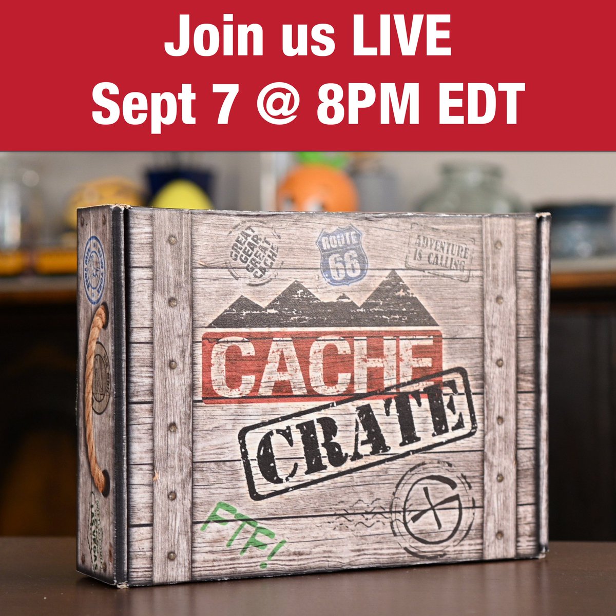 darrylw4's tweet photo. Join @Reneew252 and I tomorrow night at 8PM EDT as we open her Cache Crate live on YouTube! https://t.co/zd55I6RZRq https://t.co/c05NxUd6YB