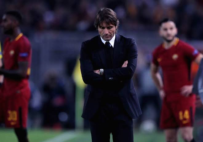 17/18 (CL GROUP STAGE):~Chelsea were then spanked & humiliated in Rome as El Shaarawy & co. sank Conte's team.~Chelsea put a spineless performance as Conte looked a shadow of himself.~This was one of Chelsea's biggest defeats in CL.[ROMA 3-0 CHELSEA]