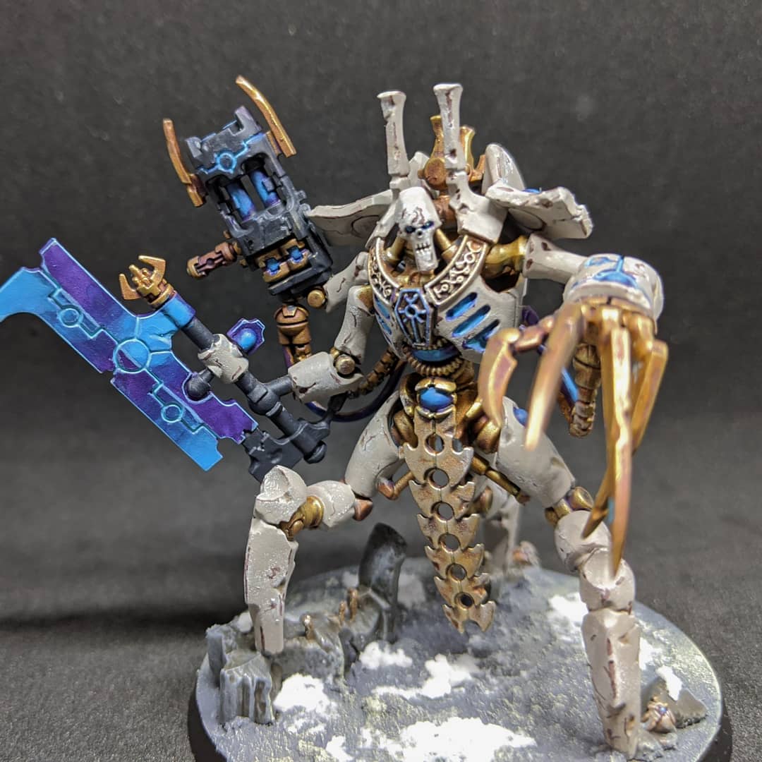techpriestward's tweet photo. Smashed out some #newcrons 
#paintingwarhammer #warhammer #warhammercommunity #warhammer40k #40k #wh40k #xenos #necron #necrondynasty #tekhanhamun #necrons #akhenatendynasty https://t.co/l9ldKJA0xw