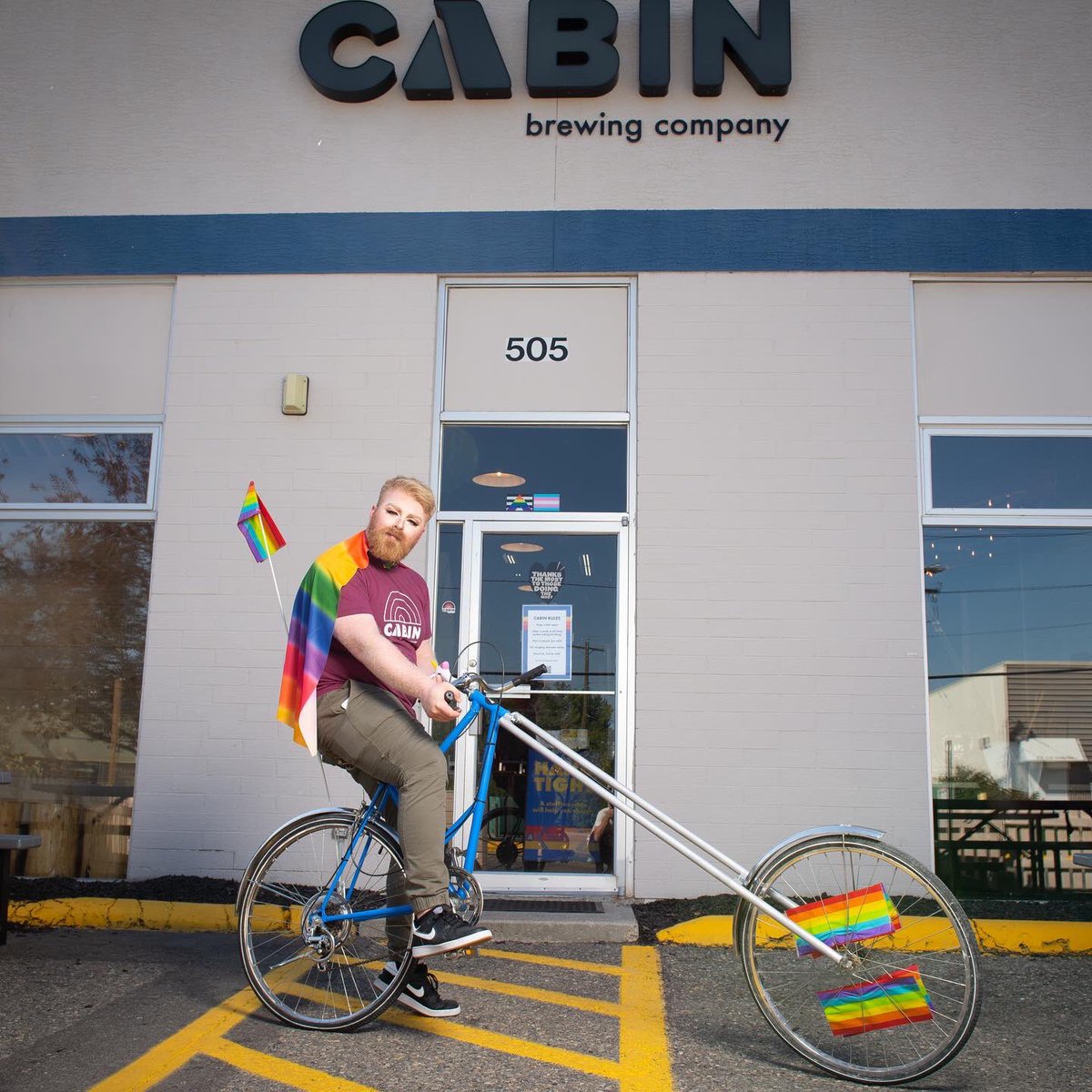 We’re flattered that someone thought our Pride bike was rad enough to steal, but did they have to hacksaw through our bike rack to take it? 🙄 
#yycpride #biketheftyyc #yyccrime #wearecalgarypride #ourpride 🏳️‍🌈
