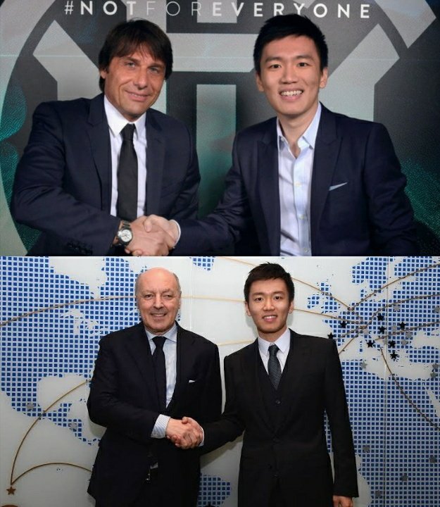 INTER 19/20:~Inter appointed 'Juve Legend' Conte as their manager making him one of the highest paid managers in the world, 2nd only to Simeone.~He was reunited with Beppe Marotta who was tasked to give Conte "EVERYTHING".~Icardi & Nainggolan were dumped for Conte's Project