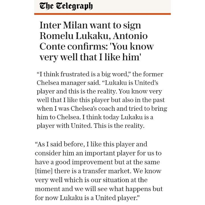 INTER 19/20:~Conte was backed heavily as Inter broke their transfer record TWICE in summer.~In addition to his favourites like Lukaku, Alexis, Young, Godin, Moses, he was also backed with top players like Barella, Sensi, Biraghi.~Eriksen, w/ 6months left, was bought for 20m