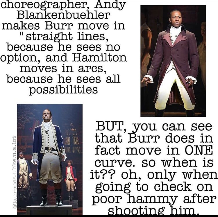 #Hamilton observation: In WLWDWTYS you can see Eliza walk in an arc when she says, “And I'm still not through
I ask myself, what would you do if you had more time,” because she’s thinking like Hamilton. <a href="/Lin_Manuel/">Lin-Manuel Miranda</a> <a href="/Phillipasoo/">🏳️</a>