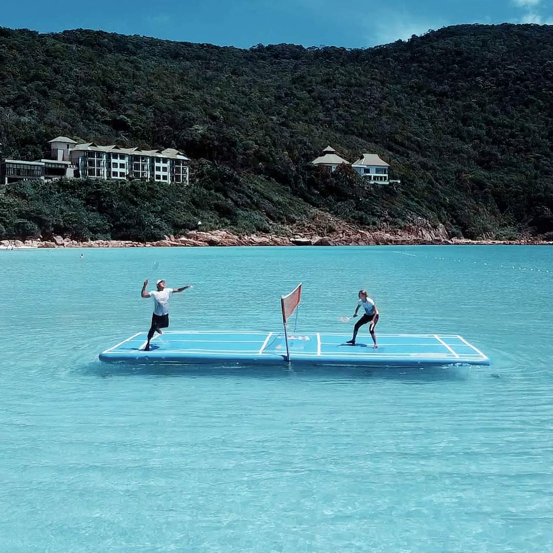 Voyalux's tweet photo. If you love beaches and Malaysia's most popular sport, then come test out your skills on a floating badminton court and have a SMASHing good time amidst the crystal clear water of The Tamara's! @PioroTravel

The Taaras Beach &amp; Spa Resort 
 https://t.co/Pd2gUOCdf7 https://t.co/3G3hscMGYo