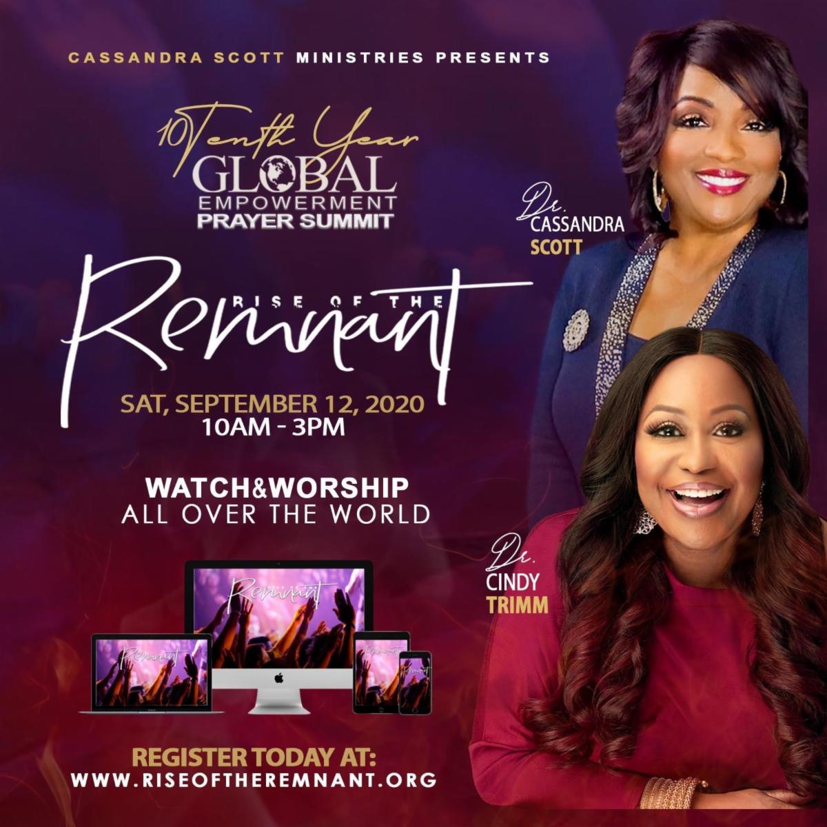 KVRNradio's tweet photo. Rise of the Remnant - Global Prayer Summit with Dr Cindy Trimm - Free to Attend, register https://t.co/Ke7OKMrR79 https://t.co/CGQBu5LYhH https://t.co/eshk7Fljtw